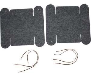 Felt Basket, Felt Storage Box Desktop Storage Convenient 2pcs Foldable